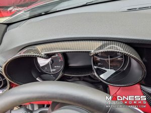 Alfa Romeo Giulia Instrument Cluster Cover - Carbon Fiber - Non-QV Model